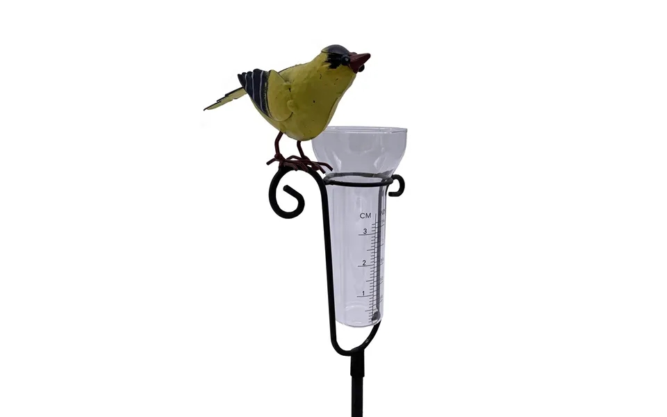 Esschert Design Finch Rain Gauge With Stake