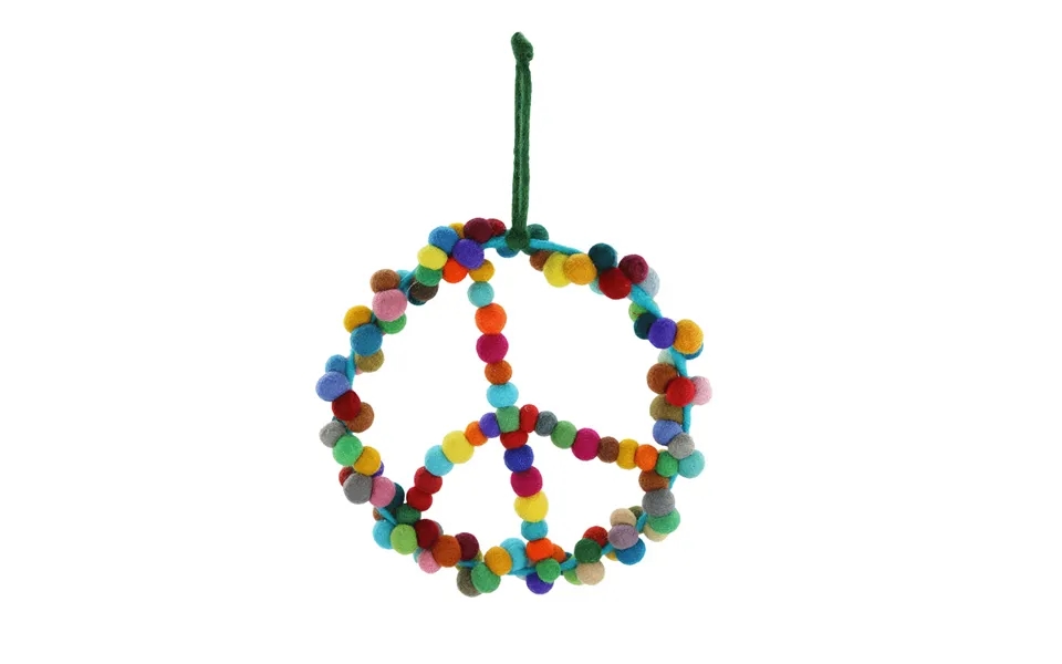 Felt Peace Wreath