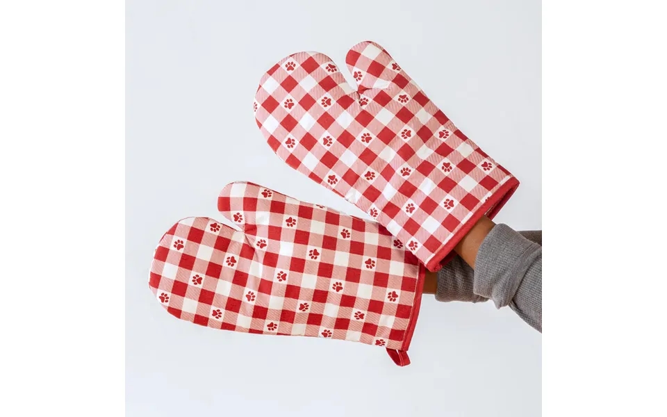 Festival Pets 100% Cotton Oven Mitts Dog Oven Mitts Cat Oven Mitts - Buffalo Paws