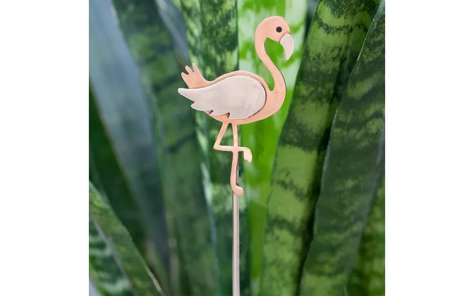 Flamingo Mixed Metal Plant Stake