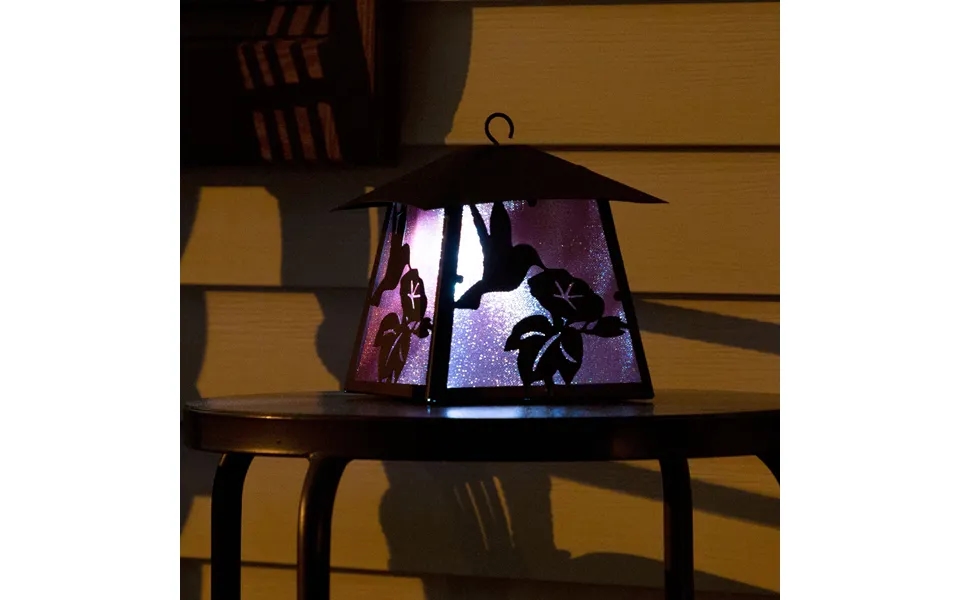 Fluttering Friends Metal Solar Lanterns - Hummingbird