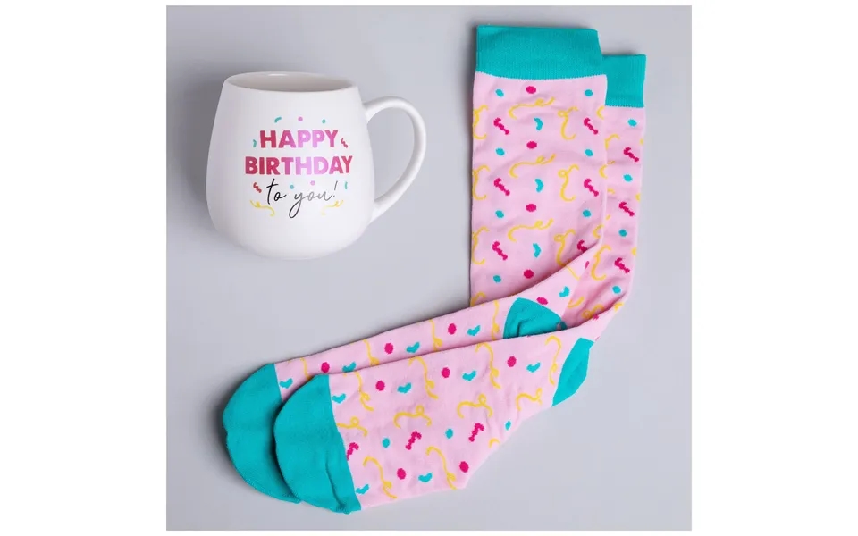 For The Perfect Person Mug & Sock Gift Set - Birthday