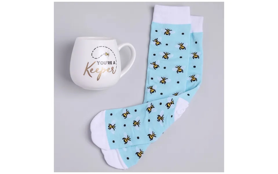 For The Perfect Person Mug & Sock Gift Set - You're A Keeper