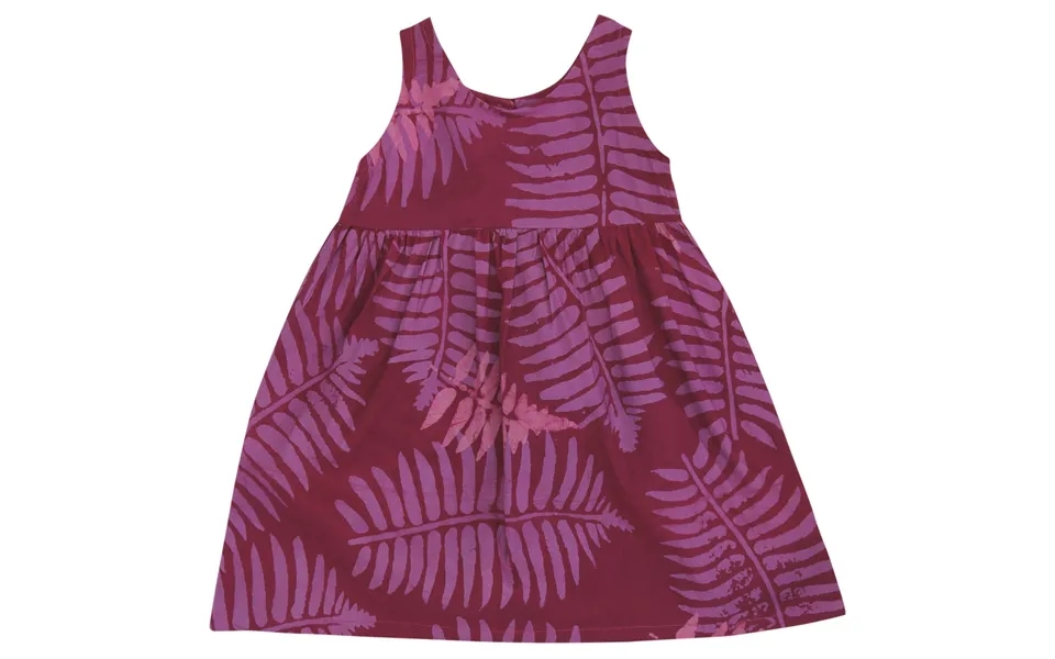 Ghana Batik Girls' Sundress - Jungle Mauve