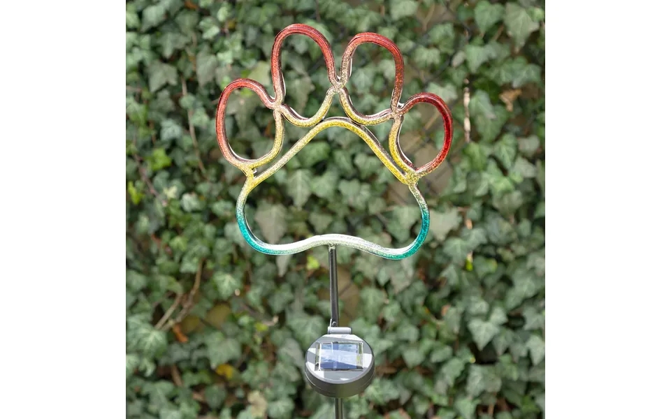 Glow In The Dark Neon Solar Garden Stakes - Dog & Cat