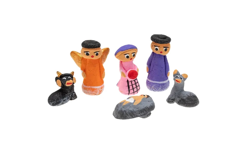 Guatemalan Mini Nativity In A Box