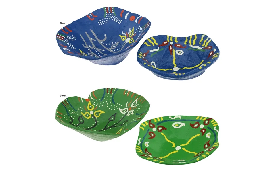 Haiti Desk Dishes Set - Green