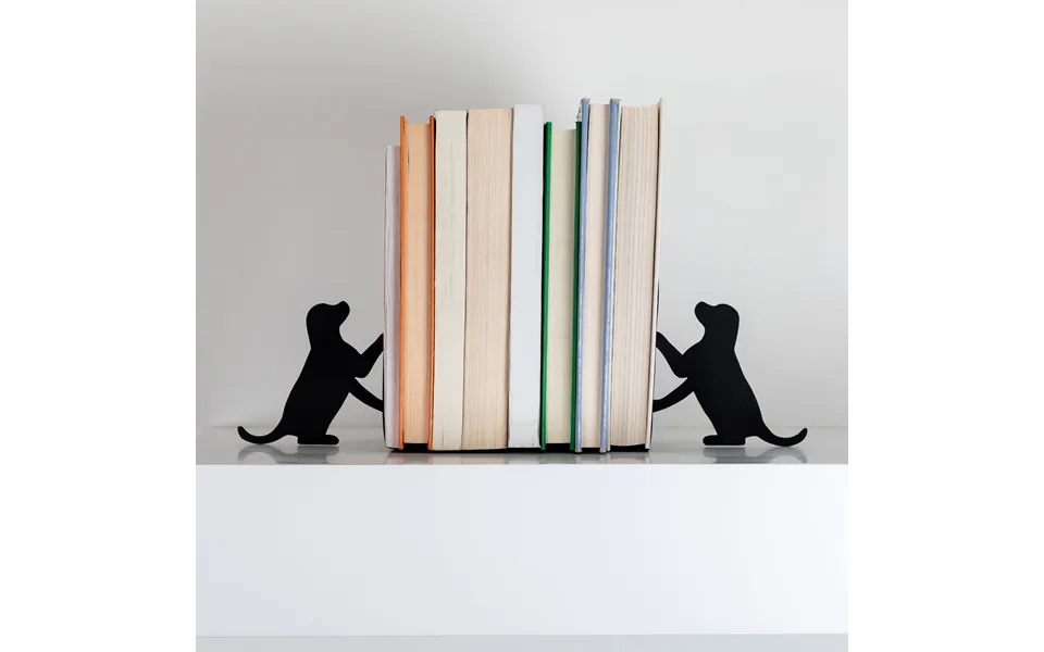 Hand Cut Pet Metal Bookends - Dog