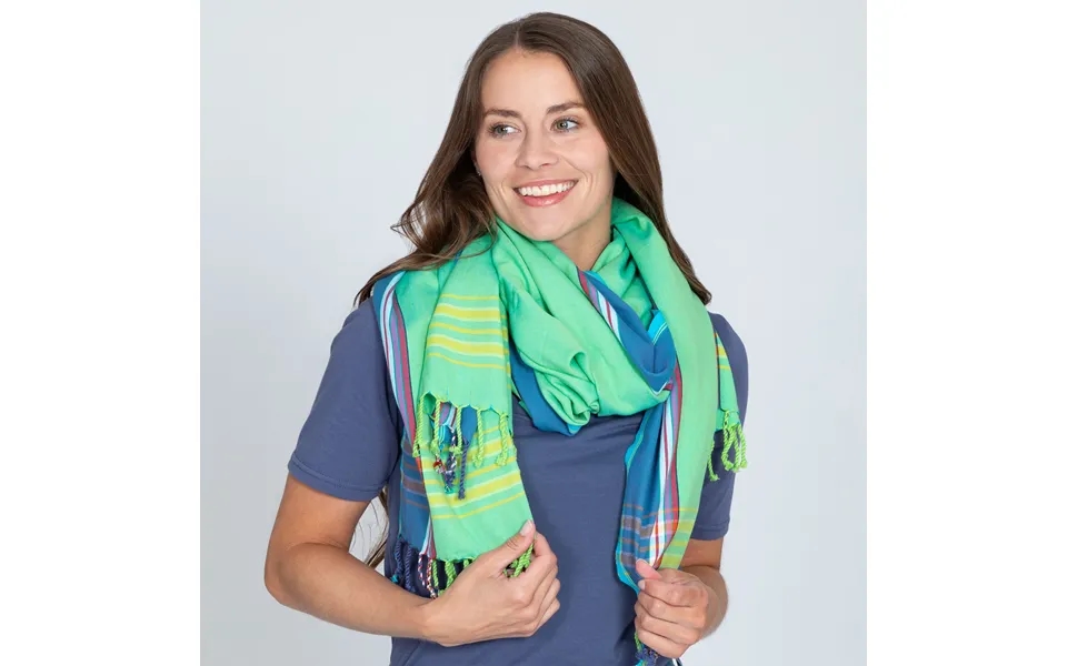 Handmade Kenya Cotton Scarves - Green