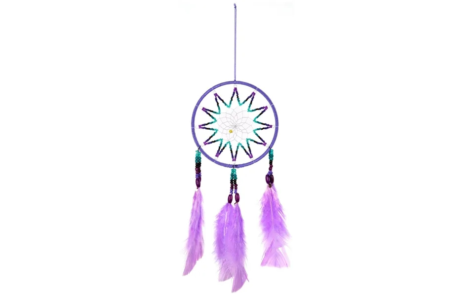 Handmade Threaded Dreamcatcher - Lilac
