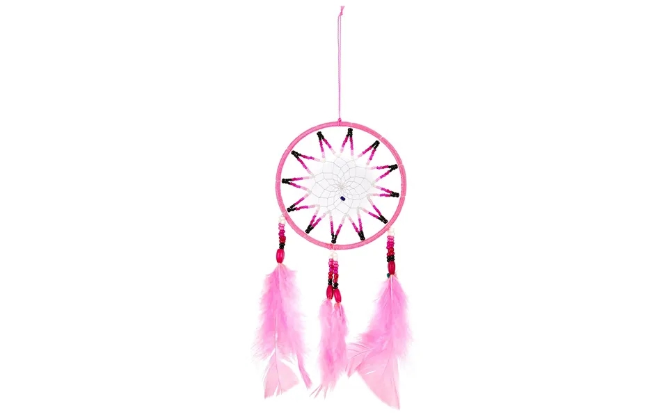 Handmade Threaded Dreamcatcher - Pink