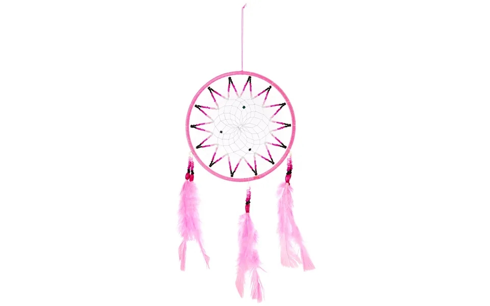 Handmade Threaded Dreamcatcher - Pink