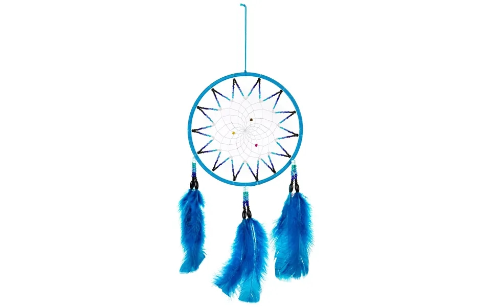 Handmade Threaded Dreamcatcher - Turquoise
