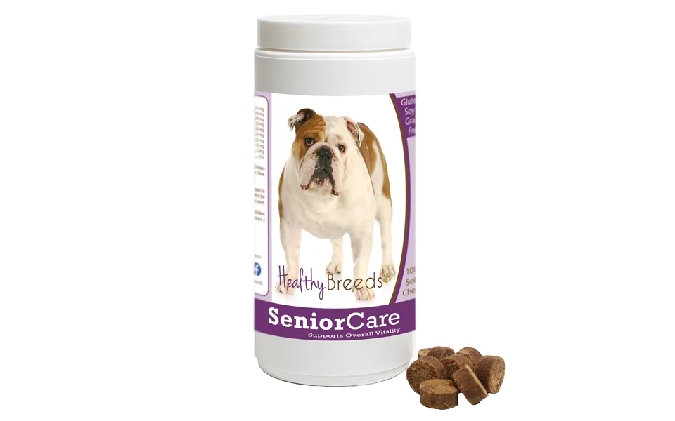 Healthy Breeds Senior Dog Care Soft Chews - Bulldog