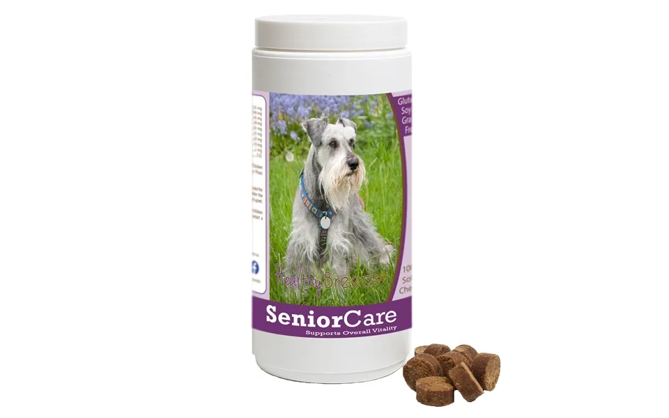 Healthy Breeds Senior Dog Care Soft Chews - Miniature Schnauzer
