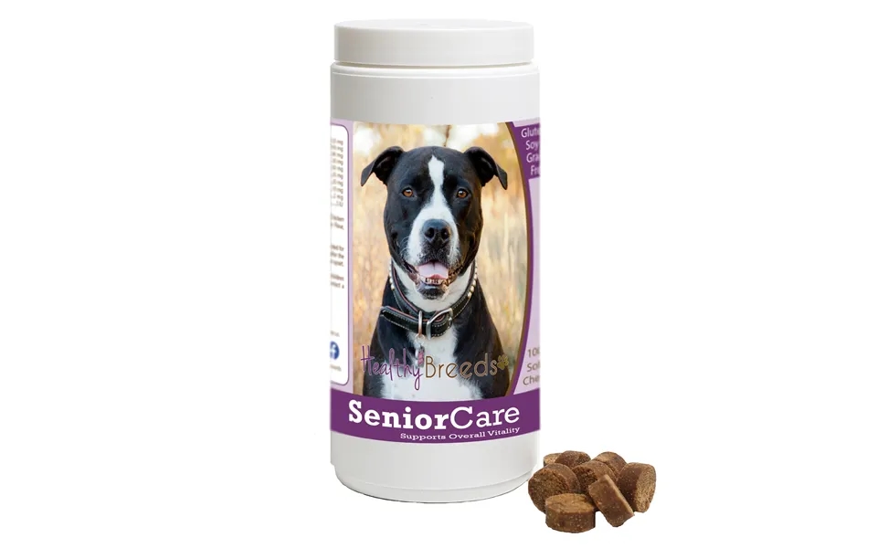 Healthy Breeds Senior Dog Care Soft Chews - Pit Bull