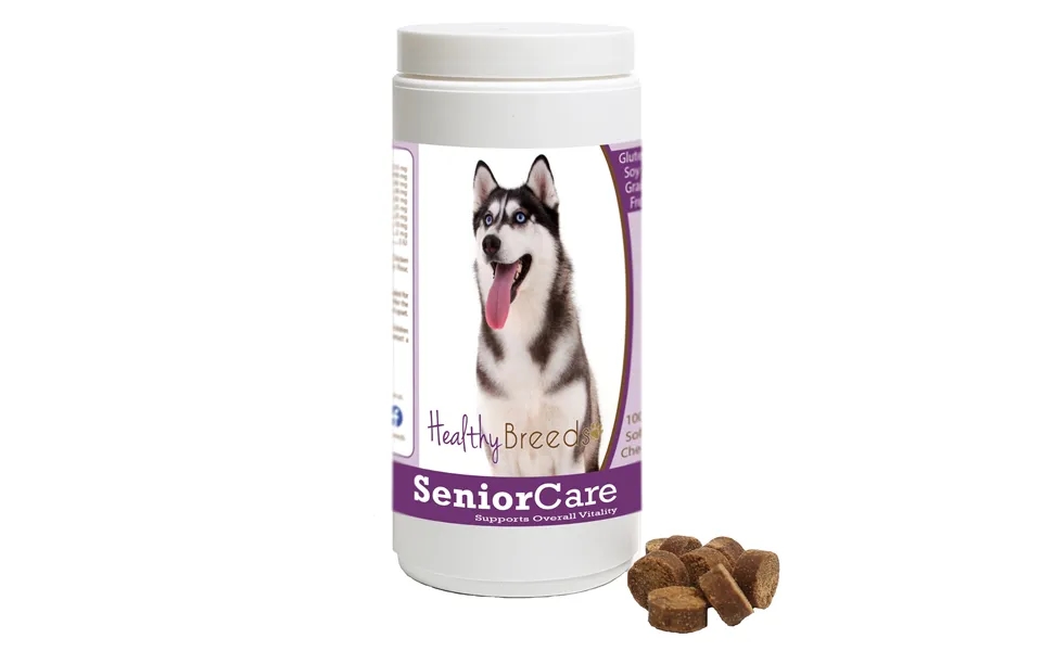 Healthy Breeds Senior Dog Care Soft Chews - Siberian Husky