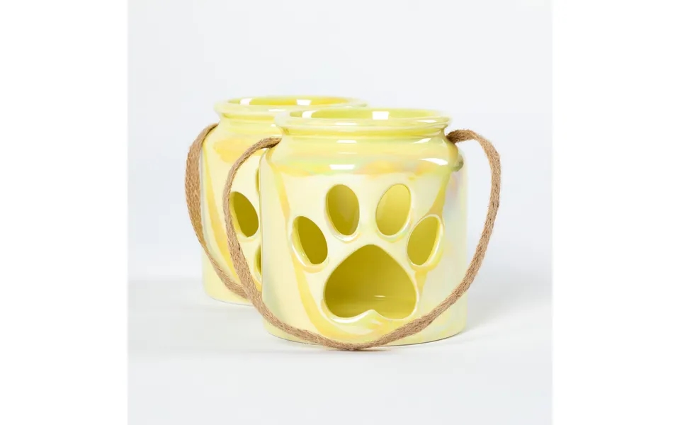 Heart Paw Candle Holder - Set Of 2