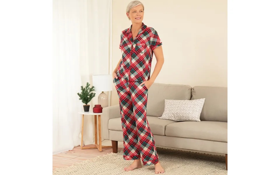 Hello Mello Holiday Sleep Separates - Prancer's Plaid