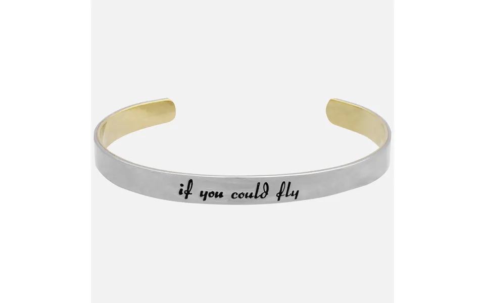 If You Could Fly Mixed Metals Cuff Bracelet