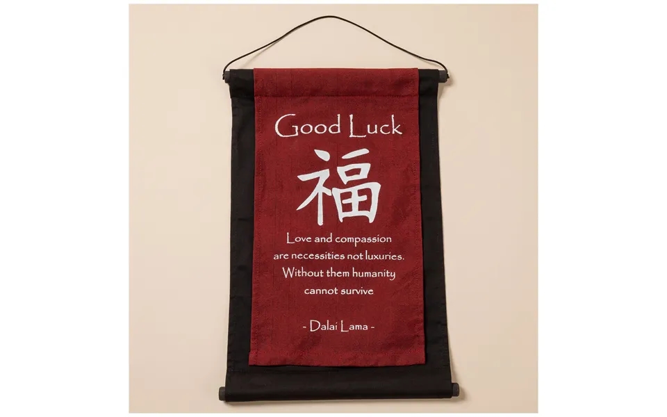 Inspirational Words Scroll Banner - Good Luck