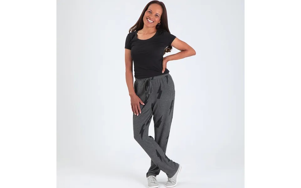 Lightning Bolt Hacci Drawstring Pants - L