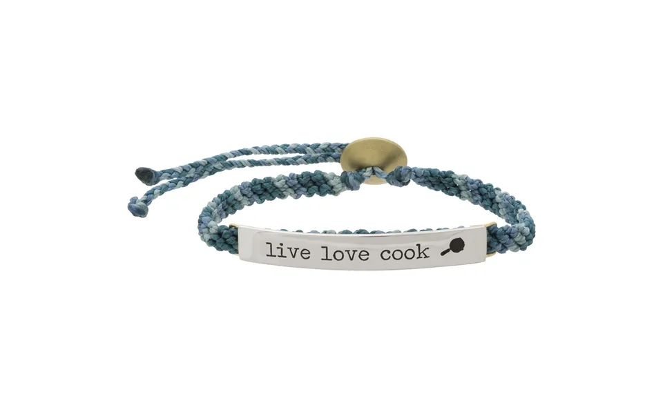 Live Love Cook Woven Bracelet