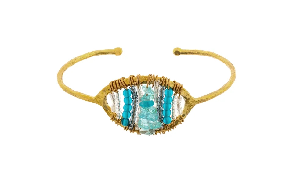 Maji Stone Cuff Bracelet - Apatite