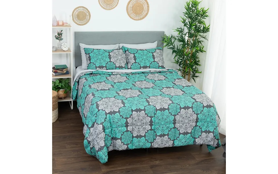 Mandala Paws 7-piece Microfiber Comforter Set - Full