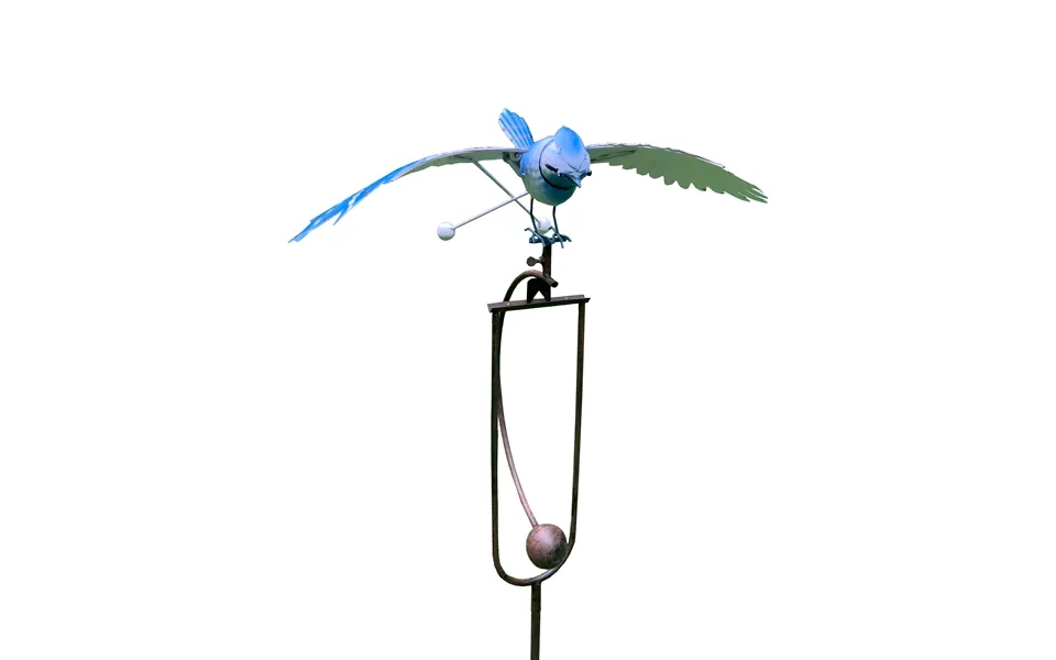 Metal Blue Jay Rocker Stake