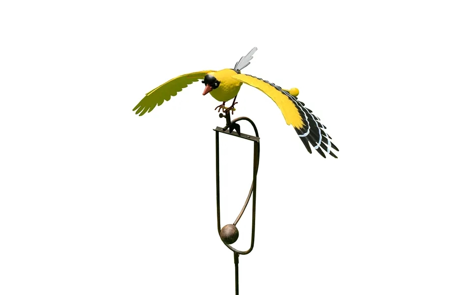 Metal Finch Rocker Stake