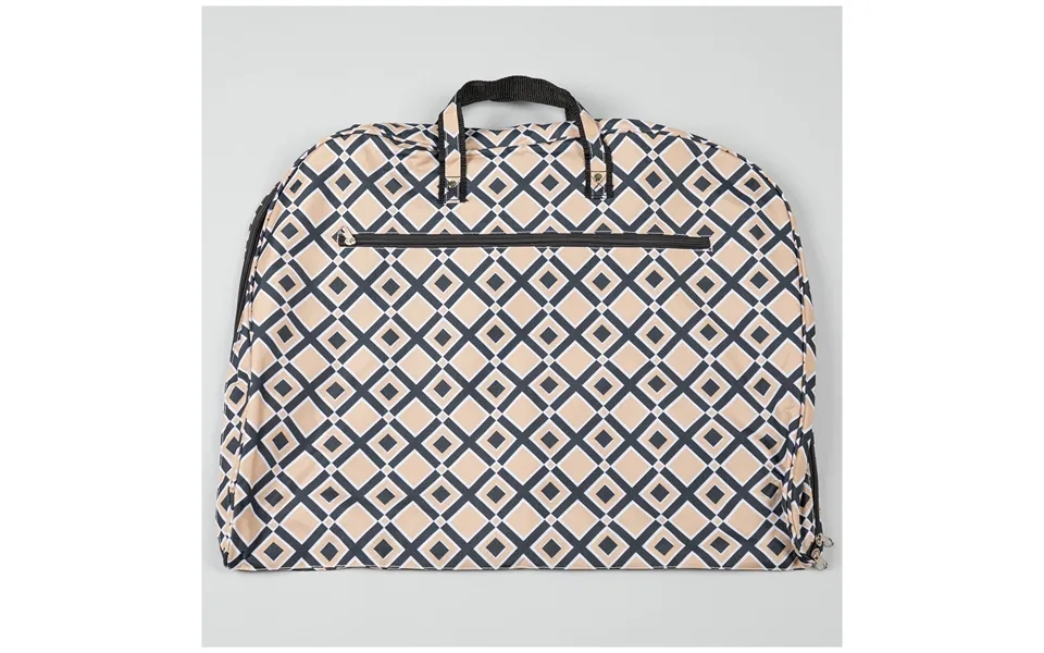 Microfiber Travel Garment Bag - Khaki Diamond