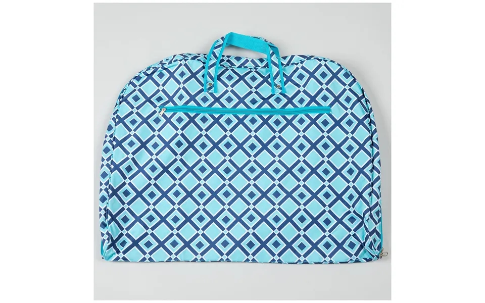 Microfiber Travel Garment Bag - Navy Diamond Square