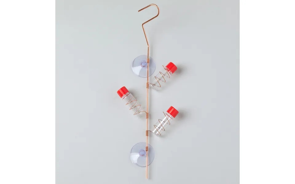 Multi-tube Window Hummingbird Feeder - 3 Tubes