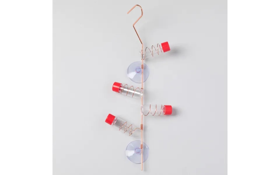 Multi-tube Window Hummingbird Feeder - 4 Tubes