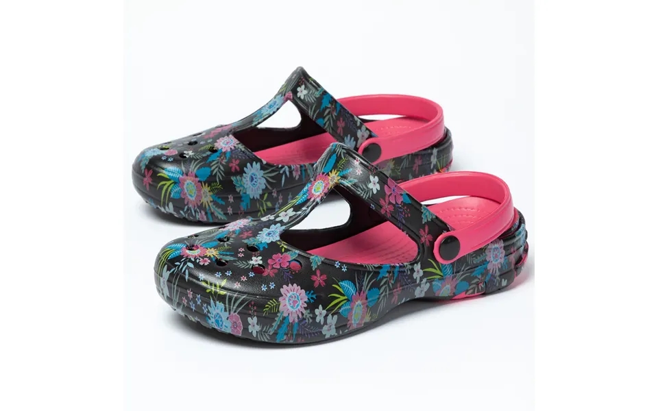 Multicolored Mary Jane Clogs - Garden Of Paws