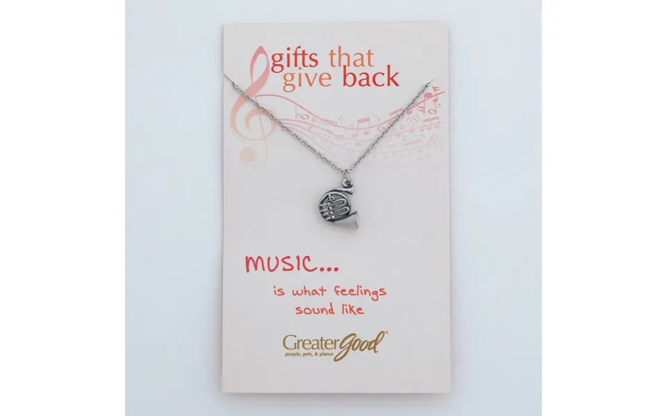 Music Lover Necklace - French Horn