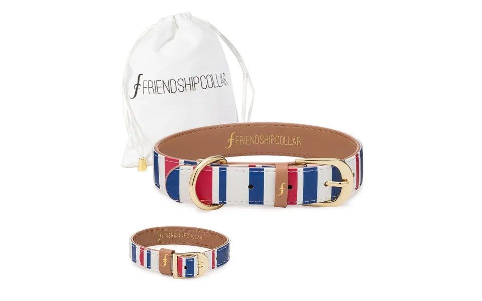 Nautical Pup Friendship Collar & Bracelet Set -