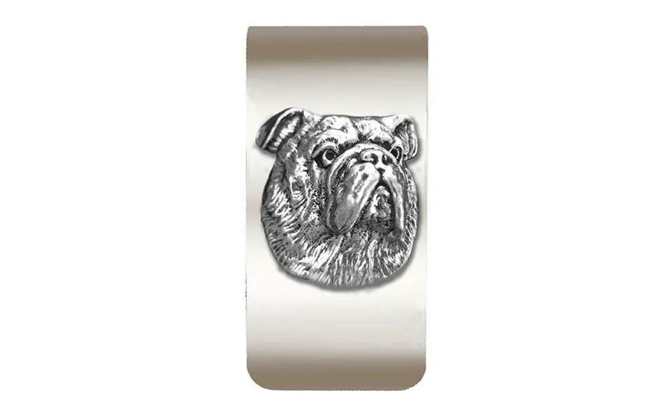 New-spin Metal Casting Bulldog Money Clip