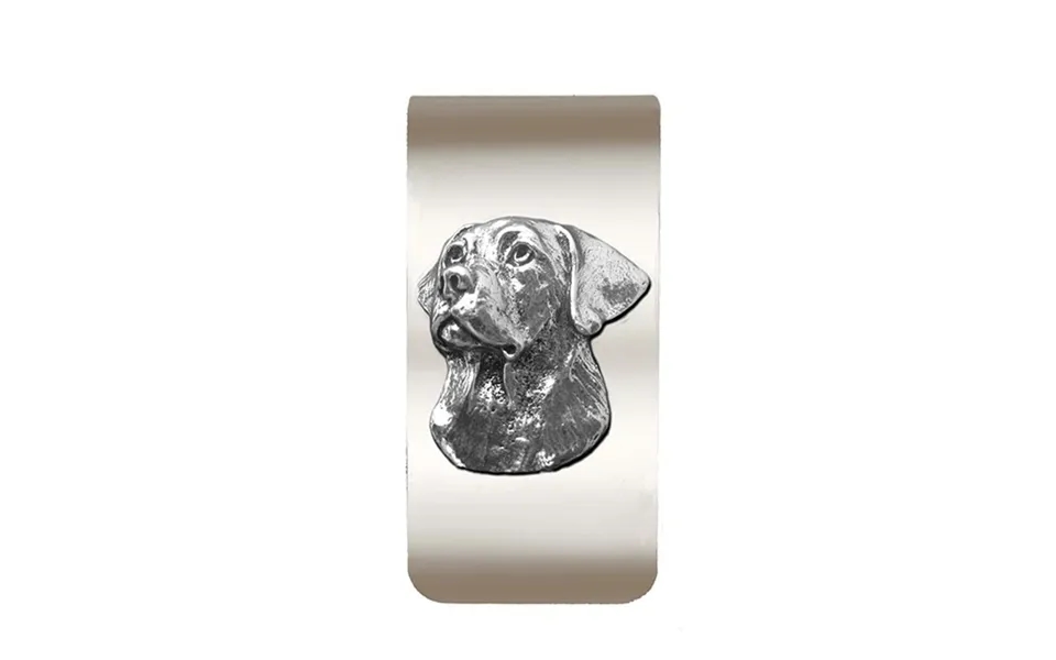 New-spin Metal Casting Labrador Money Clip