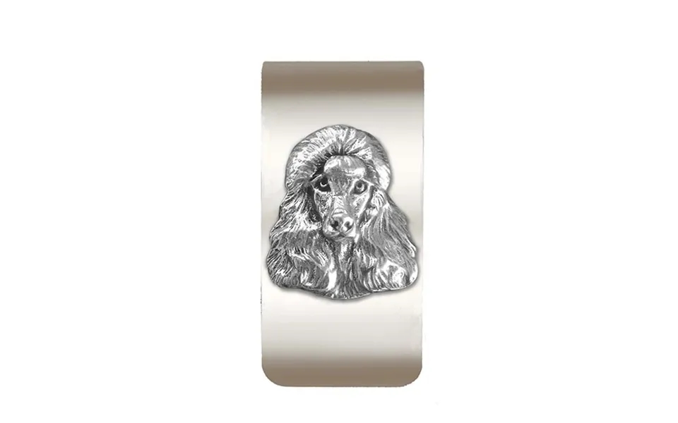 New-spin Metal Casting Poodle Money Clip - Poodle