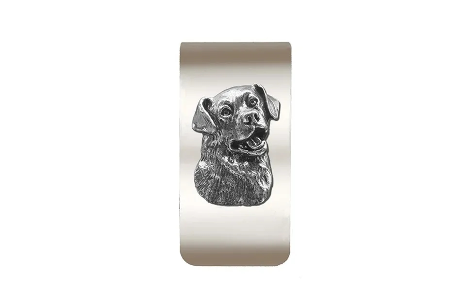 New-spin Metal Casting Rottweiler Money Clip