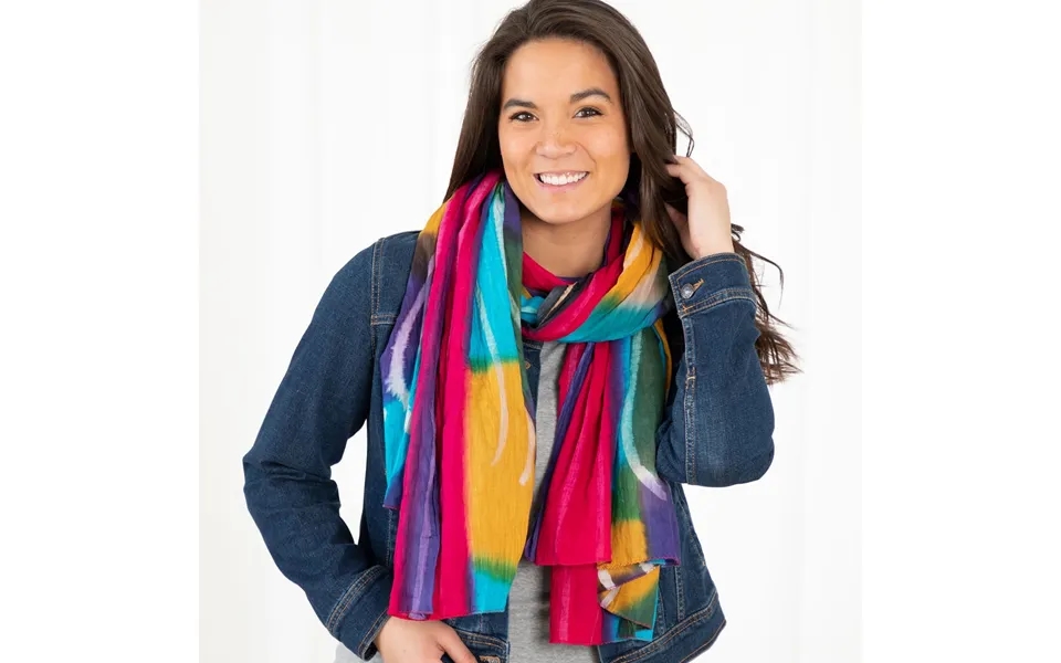 Northern Lights Cotton Scarf Fair Trade