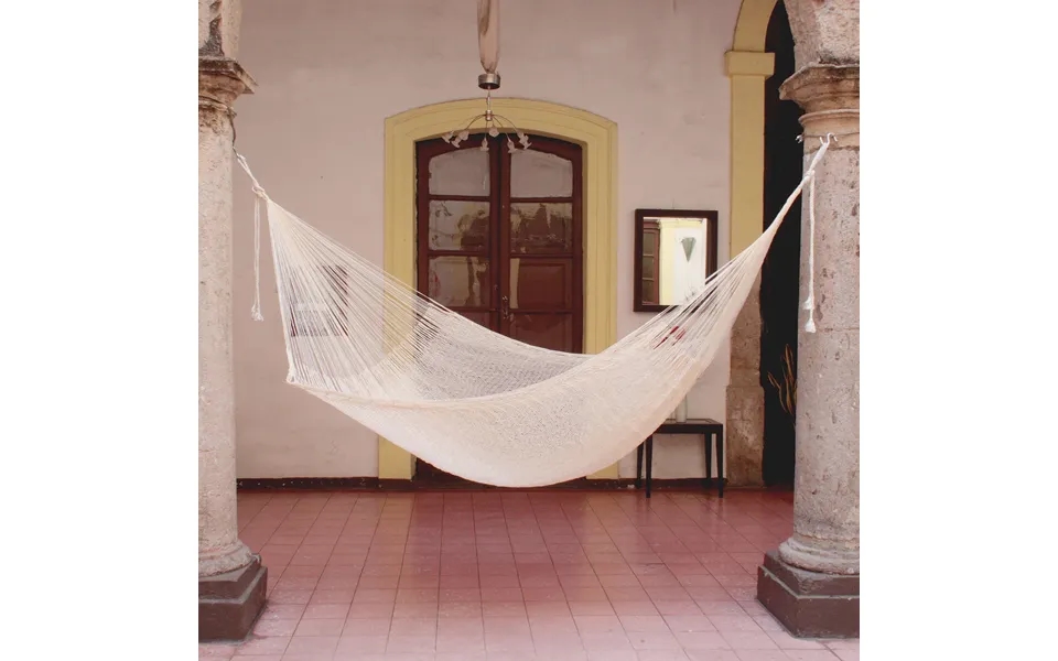 Novica Natural Comfort Cotton Rope Hammock
