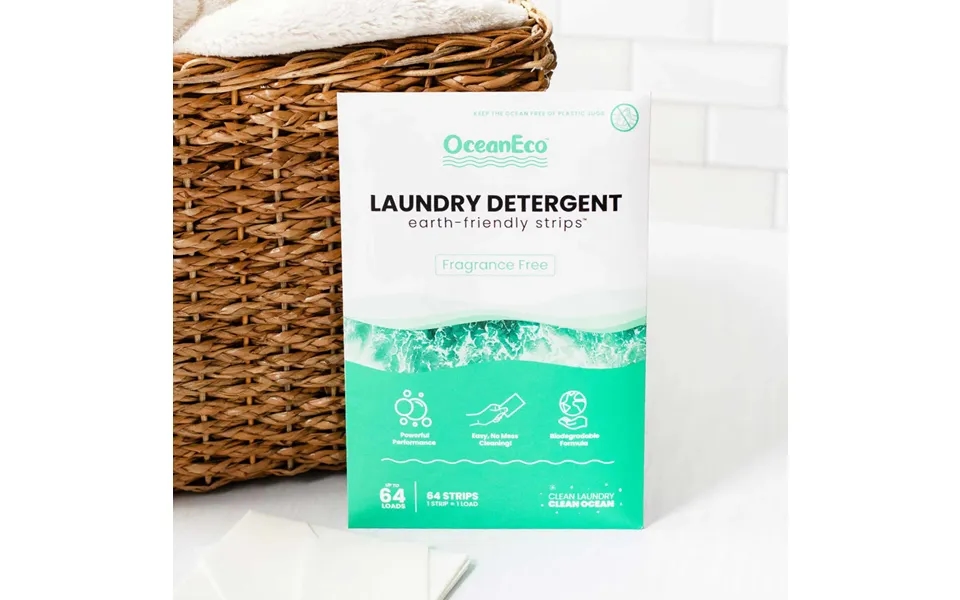 Oceaneco Earth-friendly Laundry Detergent Strips - Fragrance Free