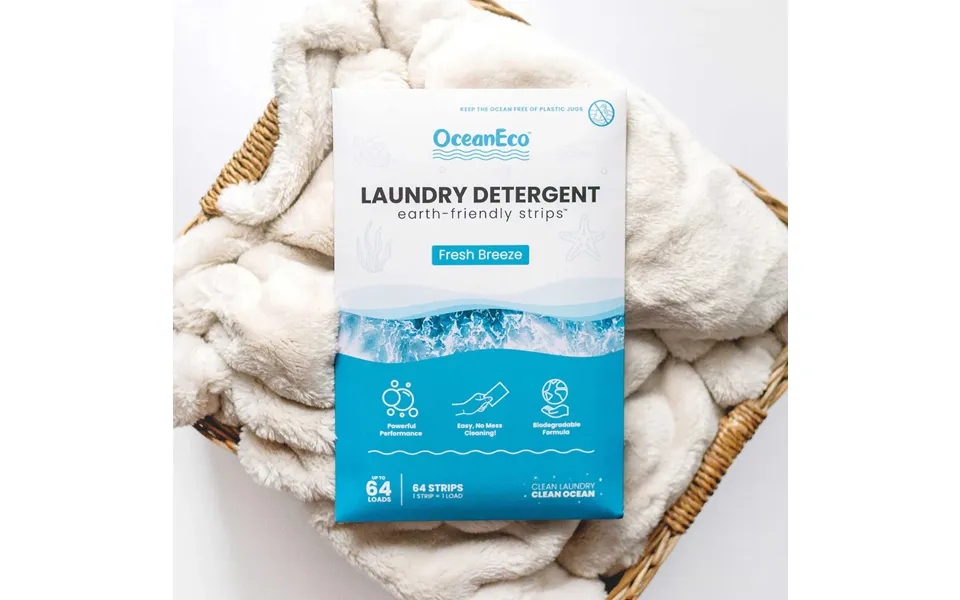 Oceaneco Earth-friendly Laundry Detergent Strips - Fresh Breeze