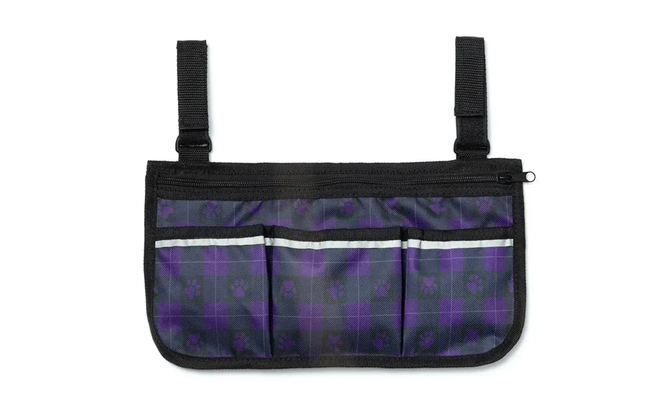 Paw Print Attachable Bag - Paw Buffalo Check