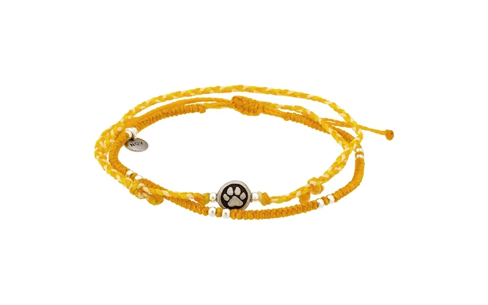 Paw Print Birthstone Anklet Set - November