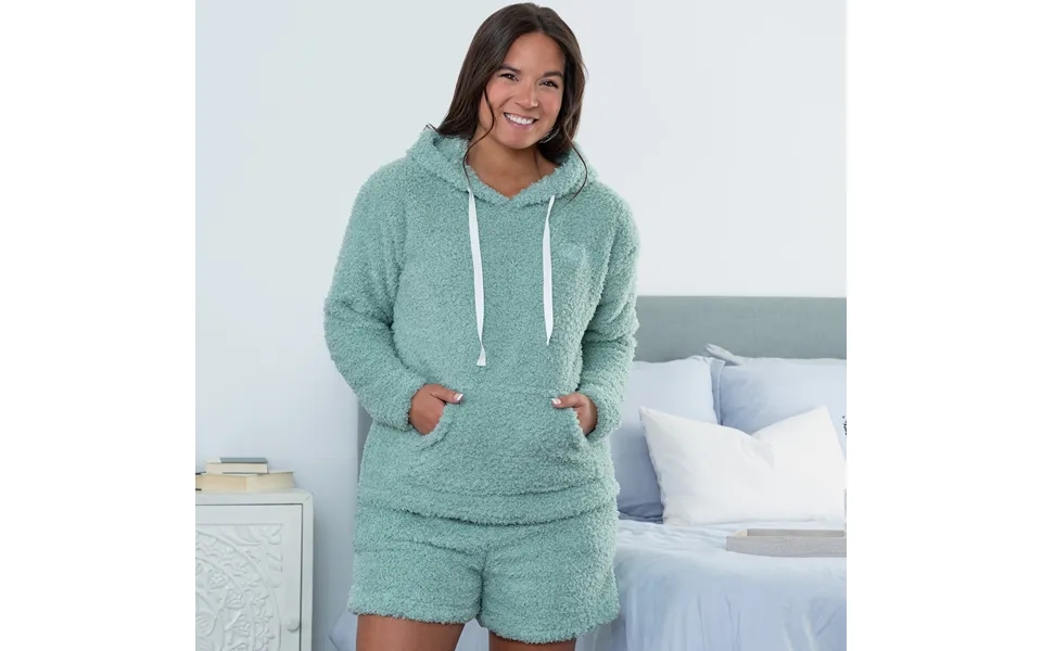 Paw Print Cloud Fleece Lounge Shorts Set - Xl