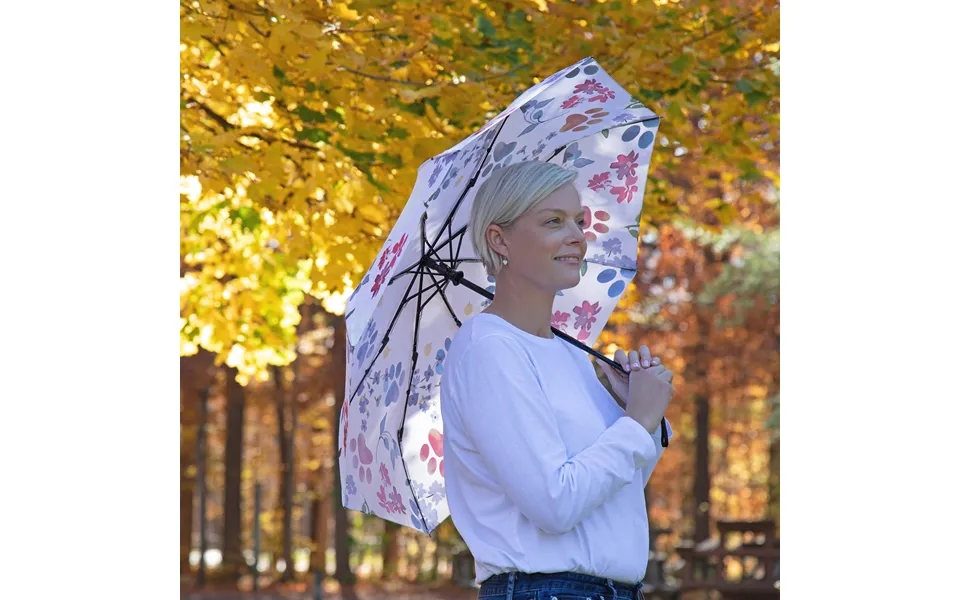 Paw Print Magic Color Changing Umbrella - Flower Garden Paws